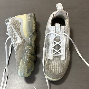 Nike Gray and White Women's Sneakers